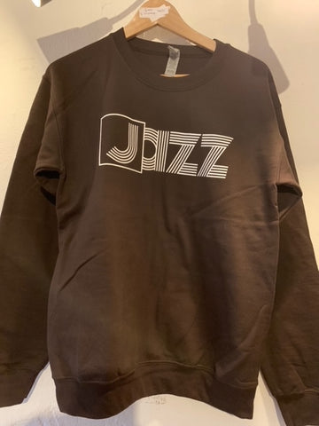 WRWTFWW RECORDS - It 's a JAZZ sweatshirt! CREWNECK (Brown)