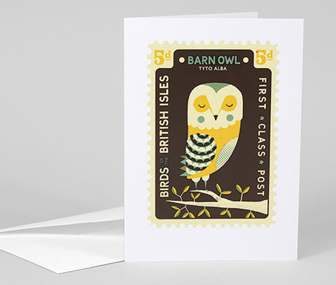 TOM FROST - Barn Owl Postcard
