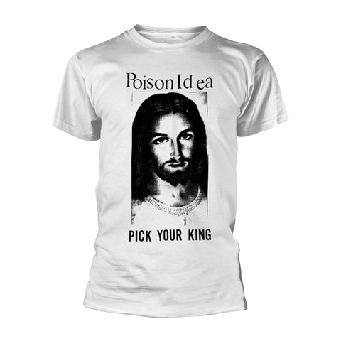 POISON IDEA - pick your king T-shirt (White)
