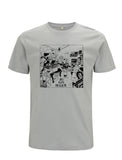 BIS AUFS MESSER - Record Store T-SHIRT (Light Grey)