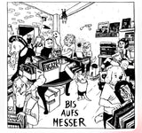 BIS AUFS MESSER - Record Store T-SHIRT (Off White)