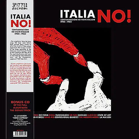 V/A - Italia No! Contaminazioni No Wave Italiane 1980-1985 LP + CD