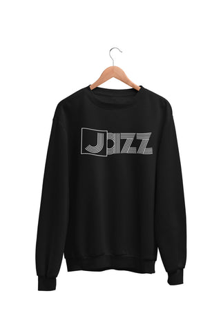 WRWTFWW RECORDS - It 's a JAZZ sweatshirt! CREWNECK (Black)