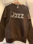WRWTFWW RECORDS - It 's a JAZZ sweatshirt! CREWNECK (Brown)