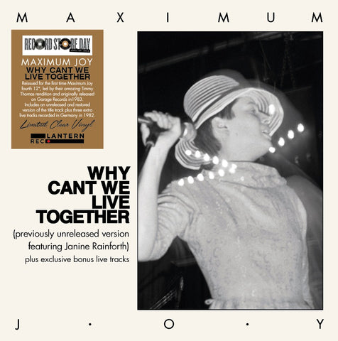 MAXIMUM JOY - Why Can't We Live Together 12"