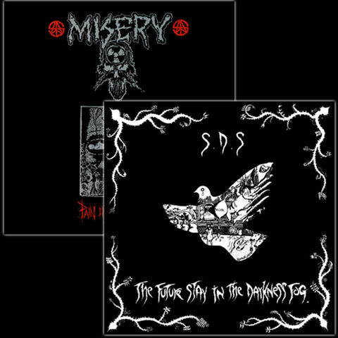MISERY / SDS - The Future Stay In The Darkness Fog. / Pain In Suffering LP