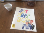 PET SHOP BOYS (zine) - by Stepan Adamek and Milos Hroch COMIC with Pin