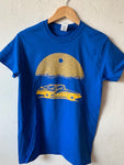 Bis AUFS MESSER - Saab T-shirt (Blue)