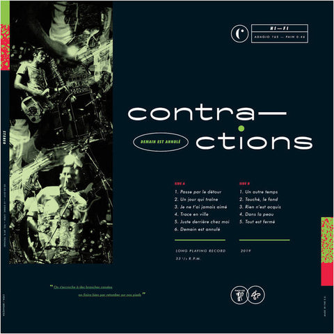 CONTRACTIONS - Demain Est Annulé  CD