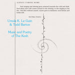 URSULA K. LE GUIN & TODD BARTON - Music And Poetry Of The Kesh LP