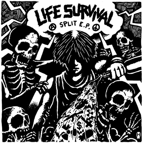 INSTINCT OF SURVIVAL / LIFE - split 7"