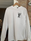 ADAGIO830 - coffee saves my life Longsleeve WHITE