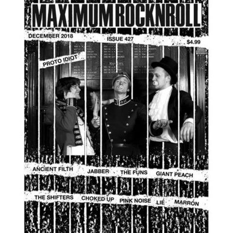 MAXIMUM ROCK N ROLL - #427 DEC 2018 MAG