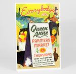 J. WIRTHEIM - Everybody's at the Queen Anne Farmers Market Full Color Poster