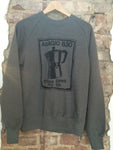 ADAGIO830 - coffee saves my life SWEATER  Medium Grey 